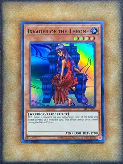 Yugioh Invader of the Throne SRL-EN026 Super Rare 25th Anniversary NM - Image 1