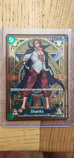 One Piece Shanks (SP) ST16-004 A Fist of Divine Speed Foil NM - Image 1