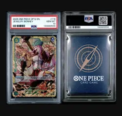 One Piece 2025 JPN OP12-LEGACY of the Master #118 Jewelry Bonney PSA 10 - Image 3