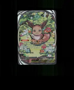 FAN-ART READ DESCRIPTION BELOW HOLO EEVEE Card EEVEE Pokemon Card p1 - Image 1