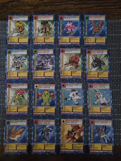 Vintage Digimon Battle Series 1 Cards Complete Starter Deck Set Saberleomon ++ - Image 2