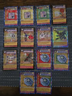 Vintage Digimon Battle Series 1 Cards Complete Starter Deck Set Saberleomon ++ - Image 5