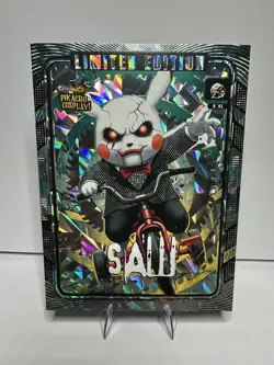Pikachu Cosplay Limited Edition Saw (Silver) Large Card - Image 1