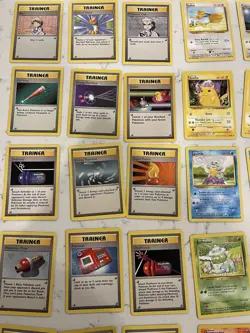 Vintage Pokemon Base Set Unlimited Lot - 61 Cards WOTC 1999 - Pikachu & Starters - Image 2