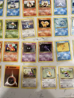 Vintage Pokemon Base Set Unlimited Lot - 61 Cards WOTC 1999 - Pikachu & Starters - Image 4
