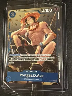 One Piece TCG - Portgas.D.Ace P-074 Promo Card One Piece Tin Set Vol. 2 *SEALED* - Image 3