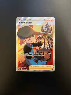 Bird Keeper - 066/072 - Pokemon Shining Fates Sword Shield Full Art Rare Card NM - Image 1