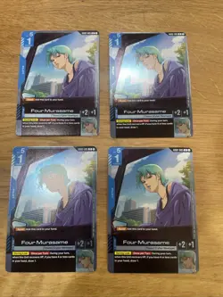 Four Murasame GD02-085 Gundam Card Game - Dual Impact (ENG) TCG x4 playset - Image 1
