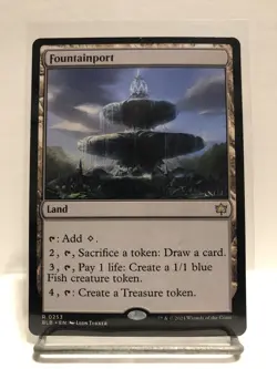 Fountainport (Non-foil) Bloomburrow 0253 Rare MTG - Image 1