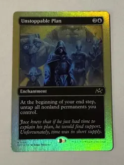 MTG Unstoppable Plan (First-Place Foil) Aetherdrift LP - Image 1