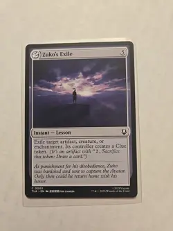 Zuko's Exile - Avatar - NM - Common - Instant Lesson - MTG - Image 1