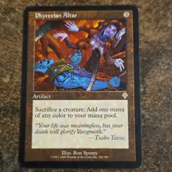 Mtg - Phyrexian Altar - Invasion Regular Rare Artifact - 2000 English 306 Ron S. - Image 1
