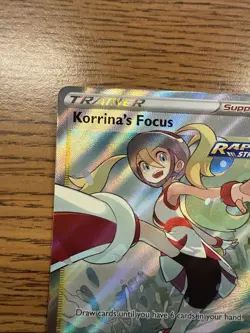 Pokemon TCG SWSH Battle Styles Korrina's Focus Ultra Rare 160/163 NM - Image 2