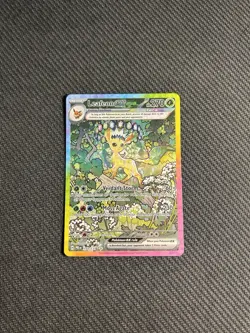 Pokemon TCG Leafeon ex 144/131 Sv: Prismatic Evolutions Holo NM-/LP+ - Image 3