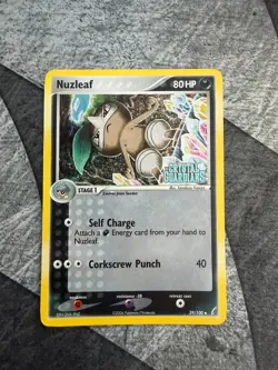 Nuzleaf Reverse Holo Uncommon Crystal Guardians 39/100 Pokemon TCG - LP - Image 1