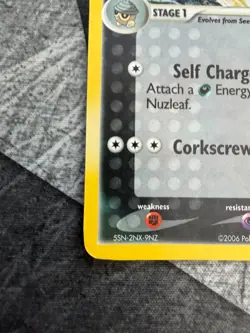 Nuzleaf Reverse Holo Uncommon Crystal Guardians 39/100 Pokemon TCG - LP - Image 4