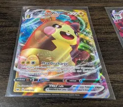 Pokemon TCG VMAX Full Art Rare Holo Lot of 2, Morpeko and Dragapult, Near Mint - Image 3