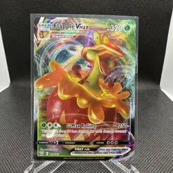 Flapple VMAX 19 Pokemon TCG 2021 Ultra Rare VMAX Holo Battle Styles Near Mint - Image 1