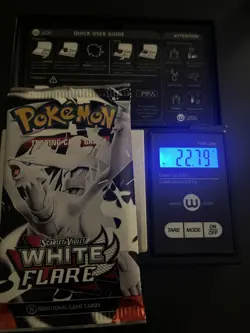 Very Heavy! 22.79g Pokemon TCG SV10.5 White Flare Booster Pack Sealed! - Image 1