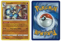 Lucario 079/172 Swsh09: Brilliant Stars Holo Rare Near Mint NM Pokemon TCG - Image 1