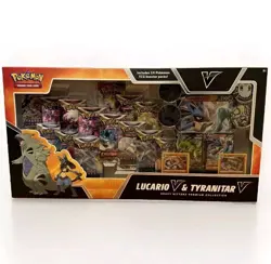 Pokemon Heavy Hitters Lucario Tyranitar V Premium Collection Box NEW SEALED X1 820650856716 - Image 1