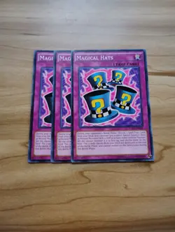 Yu-Gi-Oh - Magical Hats 3X - Full Playset - Image 1