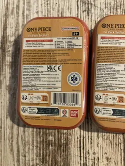 One Piece Tin Pack Set Vol 2 Lot of 2 | TS-02 OP-13 | Factory Sealed | Bandai | - Image 5