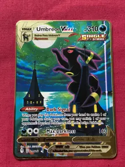 Umbreon VMAX Solid Metal Golden Card Limited Edition - Image 1