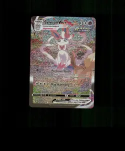 FAN-ART READ DESCRIPTION BELOW SPARKLING HOLO SYLVEON Card Pokemon Card p2 - Image 1