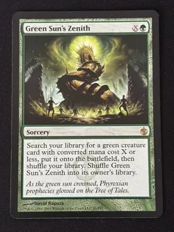 1x MTG Green Sun's Zenith - Mirrodin Besieged (MBS) #81 - Magic the Gathering - Image 1