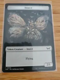 MTG Insect 0005 Token Duskmourn M/NM Free UK P&P - Image 1