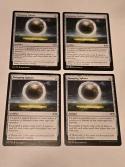 4x Damping Sphere - Dominaria Remastered - Near Mint - Magic the Gathering - Image 1