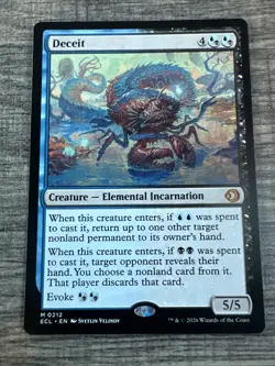 Deceit Lorwyn ECL #212 Mythic Regular NM+ - Image 1