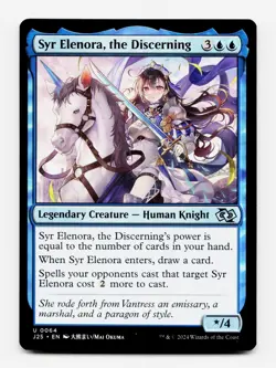 Syr Elenora, the Discerning (Anime) - MTG: Foundations Jumpstart *In Hand* 💧💧 - Image 3