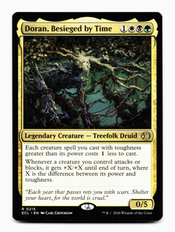 Doran, Besieged by Time [Lorwyn Eclipsed] Magic MTG ECL 0215 NM ⚪💀🌳 - Image 1