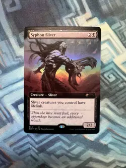 MTG Foil Extended Art Syphon Sliver NM- Secret Lair Drop - Image 1