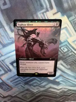 MTG Foil Extended Art Syphon Sliver NM- Secret Lair Drop - Image 3