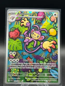 Ambipom 107/094 Me02: Phantasmal Flames Holo Pokemon TCG - Image 1