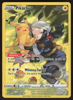 Pikachu TG05/TG30 Pokemon TCG Lost Origin Trainer Gallery NM/VLP - Image 1