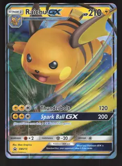 Raichu GX SM213 Pokemon TCG SM Promos NM - Image 1