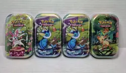 Pokemon Prismatic Evolutions Mini Tins (4) Brand New Sealed - Image 1