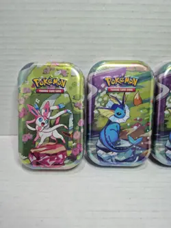 Pokemon Prismatic Evolutions Mini Tins (4) Brand New Sealed - Image 2