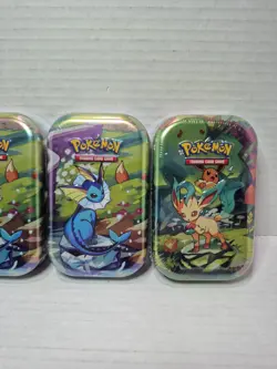 Pokemon Prismatic Evolutions Mini Tins (4) Brand New Sealed - Image 3