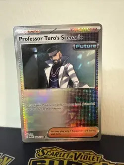 Pokemon Professor Turo's Scenario 121/131 Prismatic Evolutions Poke Ball Reverse - Image 1