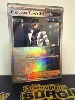 Pokemon Professor Turo's Scenario 121/131 Prismatic Evolutions Poke Ball Reverse - Image 2