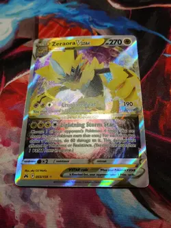 Zeraora VSTAR 055/159 SWSH: Crown Zenith Holo Pokemon TCG 2023 - Image 1