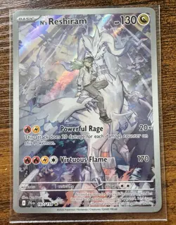 Pokemon N's Reshiram Illustration Rare Holo 167/159 Sv09 Journey Together - Image 1