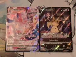 Pokemon Brilliant Stars Sylveon Vmax TG15/TG30 & Mimikyu V TG16/TG30 NM - Image 1