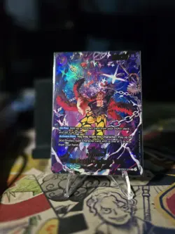 One Piece CCG: Eustass "Captain" Kid EB04-039 R SP English OP14 NM Holo Foil - Image 1