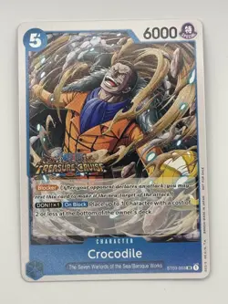 One Piece TCG Crocodile Treasure Cruise ST03-003 SR Tournament Pack 5 - Image 1